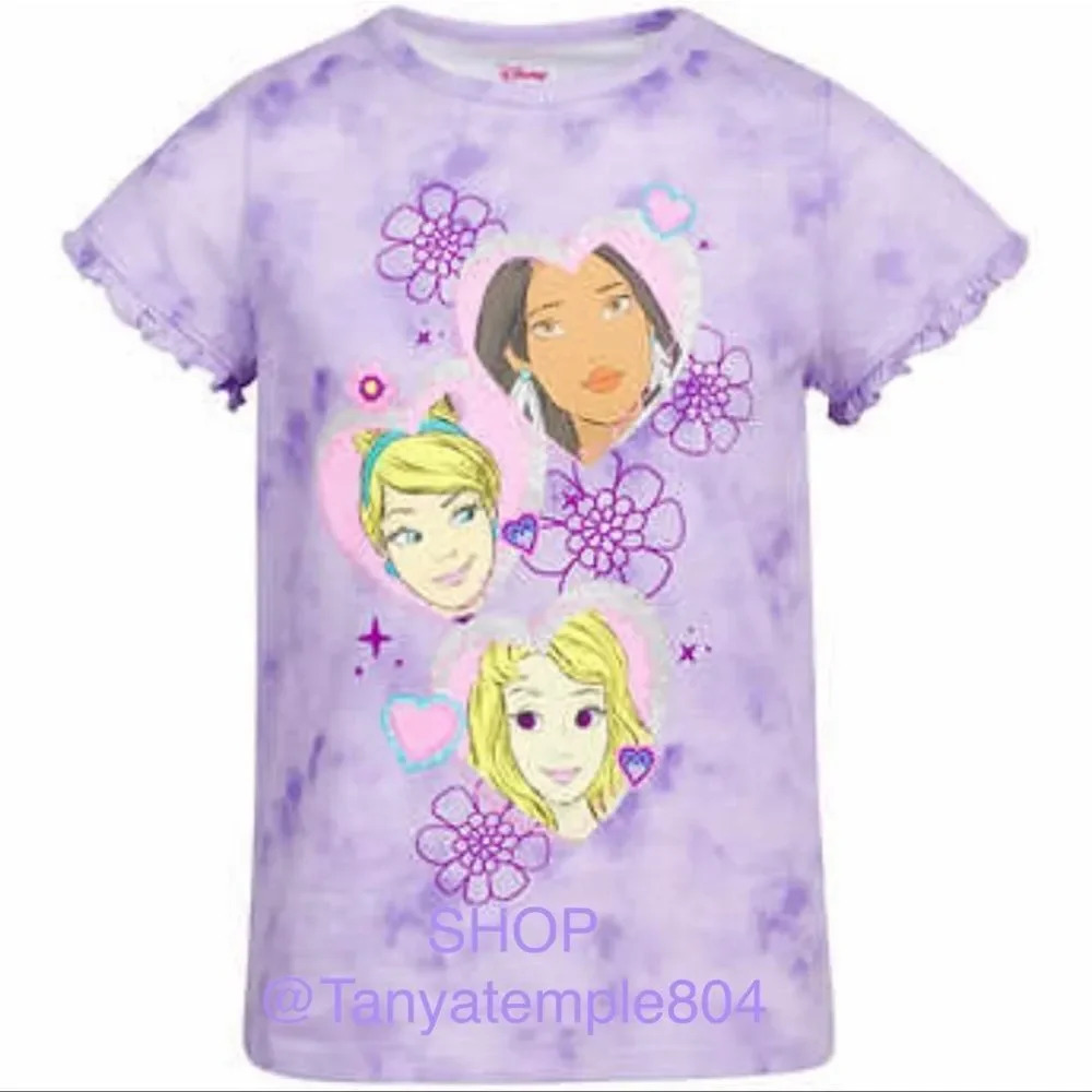 Disney Princess Kids' 4-pack Tee - Picture 4 of 9